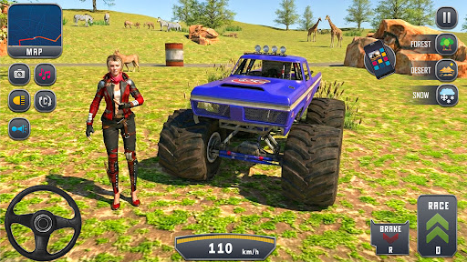 Monster Truck Open World Game ekran görüntüsü