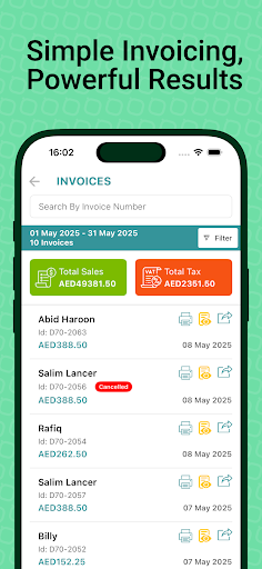 AI Smart Invoice - Accounts ekran görüntüsü