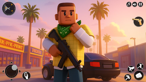 Gangster Crime Car Driving 3D ekran görüntüsü