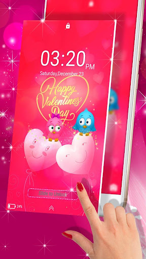 Valentine Day Launcher Theme ekran görüntüsü
