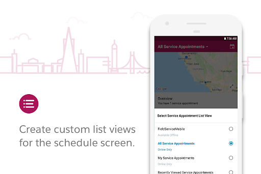 Salesforce Field Service ekran görüntüsü