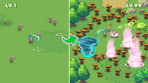 Guardian War: RPG Pixel Hero ekran görüntüsü