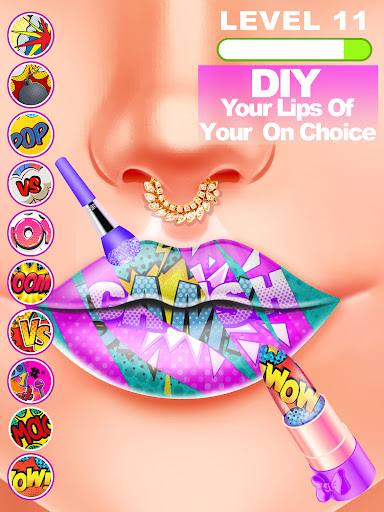 Lip Art : Lipstick Salon Games ekran görüntüsü