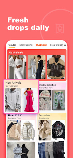 Voghion - Online shopping app ekran görüntüsü