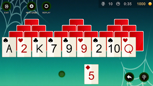 Spider Solitaire - Card Master ekran görüntüsü