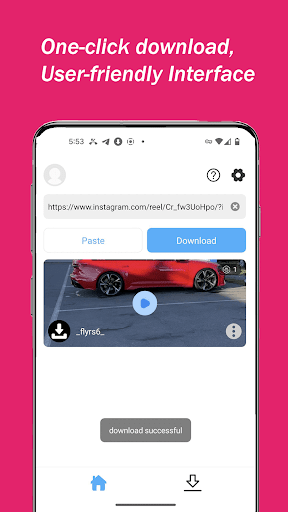 instagramdan video indirici ekran görüntüsü