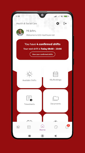 GSS Healthcare App ekran görüntüsü