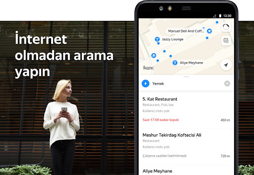 Yandex Maps ve Navigasyon ekran görüntüsü