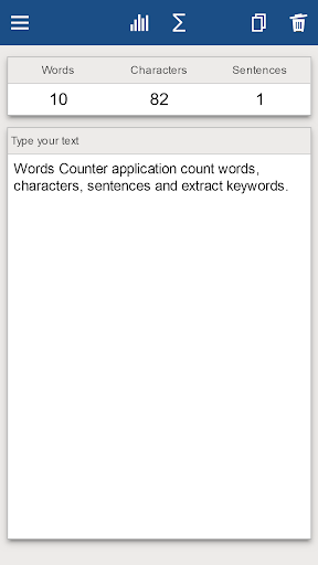 Word Character Counter ekran görüntüsü
