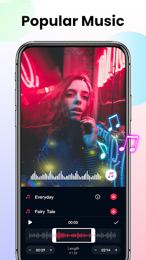 Müzikli Video Yapıcı, Fotoğraf ekran görüntüsü