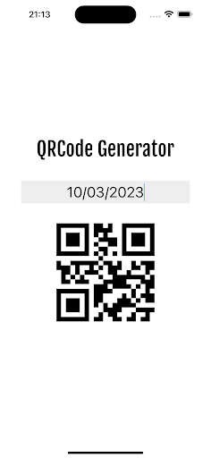 QRCode Generator ekran görüntüsü