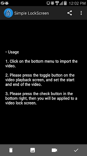 Video LockScreen Setting ekran görüntüsü