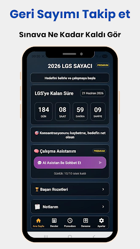 LGS Sayaç Rehber & Widget 2026 ekran görüntüsü