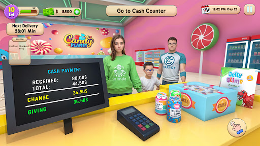 Candy Shop Supermarket Games ekran görüntüsü