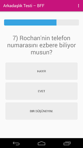 BFF Testi - Arkadaşlık Testi ekran görüntüsü