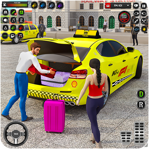Car Driving Taxi Simulator
