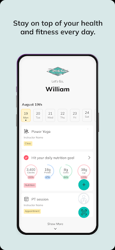 Paradise Fitness App ekran görüntüsü