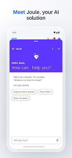SAP Mobile Start ekran görüntüsü