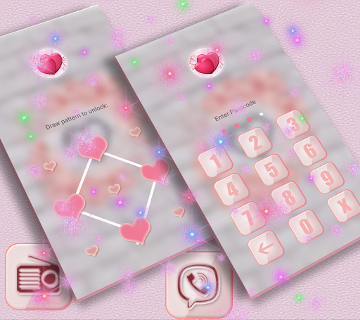 Heart Love Launcher Theme ekran görüntüsü