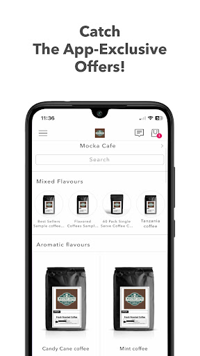 Mocka Cafe ekran görüntüsü