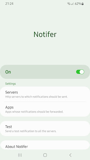 Notifer ekran görüntüsü