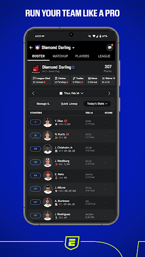 ESPN Fantasy Sports ekran görüntüsü
