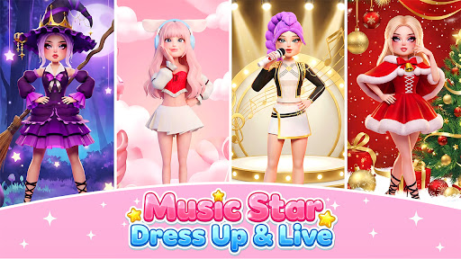 Music Star: Dress Up & Live ekran görüntüsü