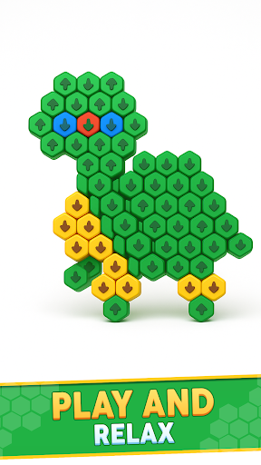 Hexa Color Sorting Away Puzzle ekran görüntüsü