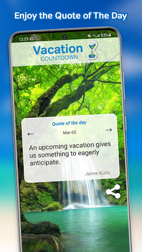 Vacation Countdown App ekran görüntüsü