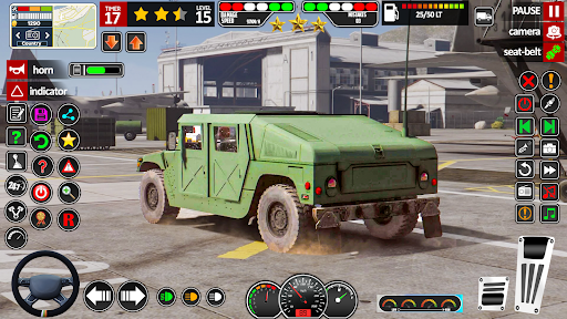 Army Truck Driving Truck 3D ekran görüntüsü