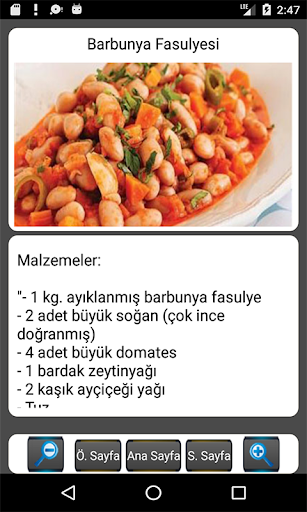 Meze Salata Pilav vb Tarifleri ekran görüntüsü