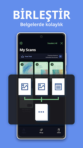 Scan Shot: Belge tarayıcı pdf ekran görüntüsü