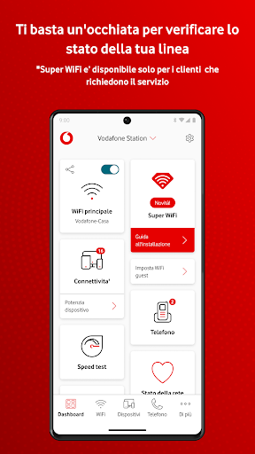 Vodafone Station App ekran görüntüsü