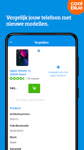 Coolblue ekran görüntüsü