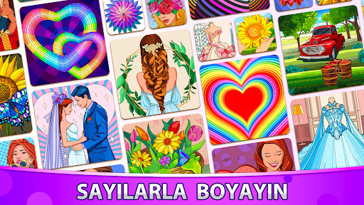 ColorPlanet Numaralarla boyama ekran görüntüsü