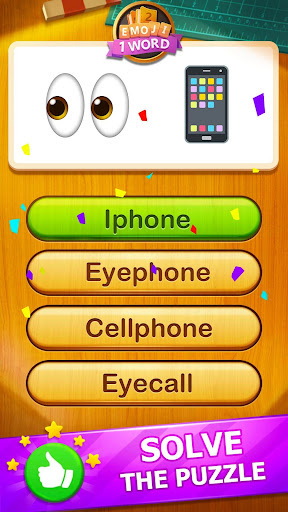 2 Emoji 1 Word - Emoji Games ekran görüntüsü