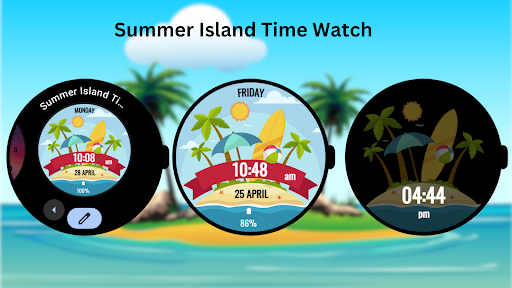 Summer Island Time Watch ekran görüntüsü