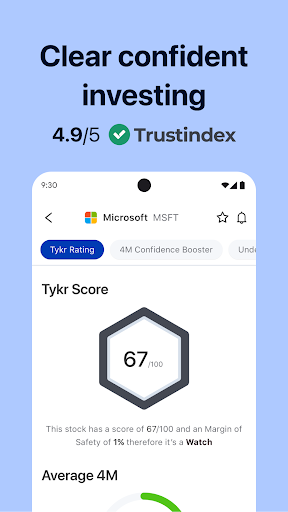 Tykr: Confident Investing ekran görüntüsü