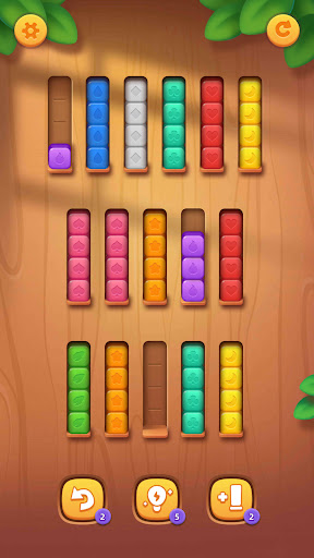 Wood Sortpuz: Ball Sort Puzzle ekran görüntüsü