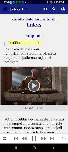 Kaili Ledo Taa Dialect Bible ekran görüntüsü