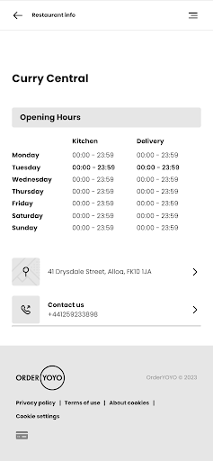Curry Central Alloa ekran görüntüsü