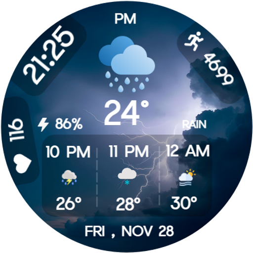 Hourly Weather for Wear OS
