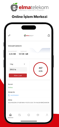 Elma Telekom ekran görüntüsü