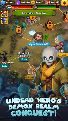 IDLE Skull Hero ekran görüntüsü