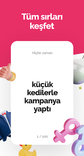 Hiç yapmadım - parti oyunu ekran görüntüsü