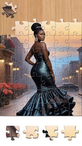 Black Jigsaw - Jigsaw Puzzles ekran görüntüsü