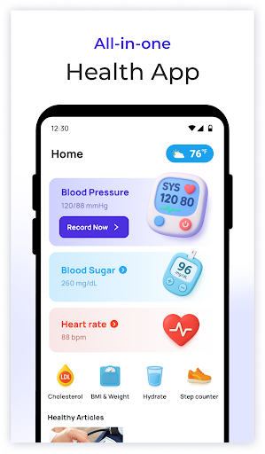 Blood Pressure VitalsCheck ekran görüntüsü