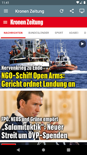 Österreich Zeitung ekran görüntüsü