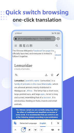 Lemur Browser - Extensions ekran görüntüsü