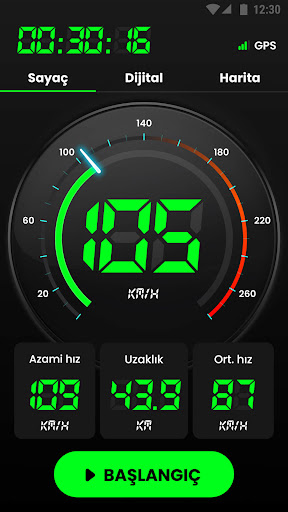 Hız göstergesi & GPS Hız ölçer ekran görüntüsü